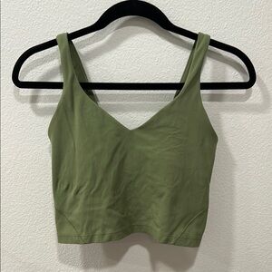 Lululemon Align Olive Green Top